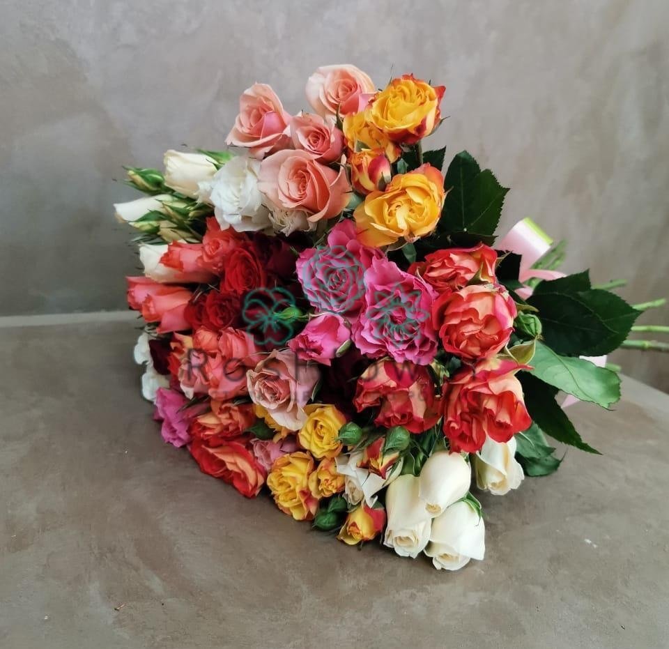 Букет цветов из: Розы в Аржановской