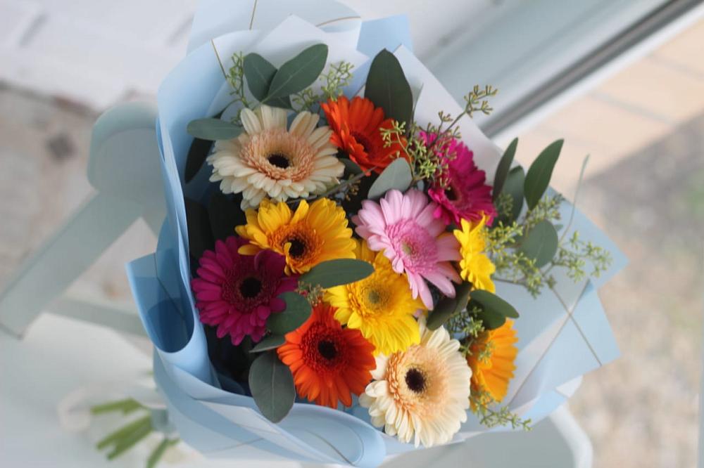 Букет цветов из: Герберы в Аржановской