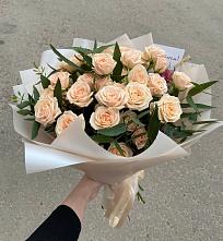 Букет Кремовые розы Латте в Аржановской
