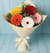 Букет цветов из:  Герберы в Аржановской