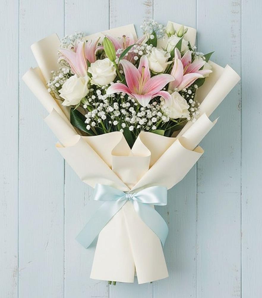 Букет цветов из: Лилии в Аржановской