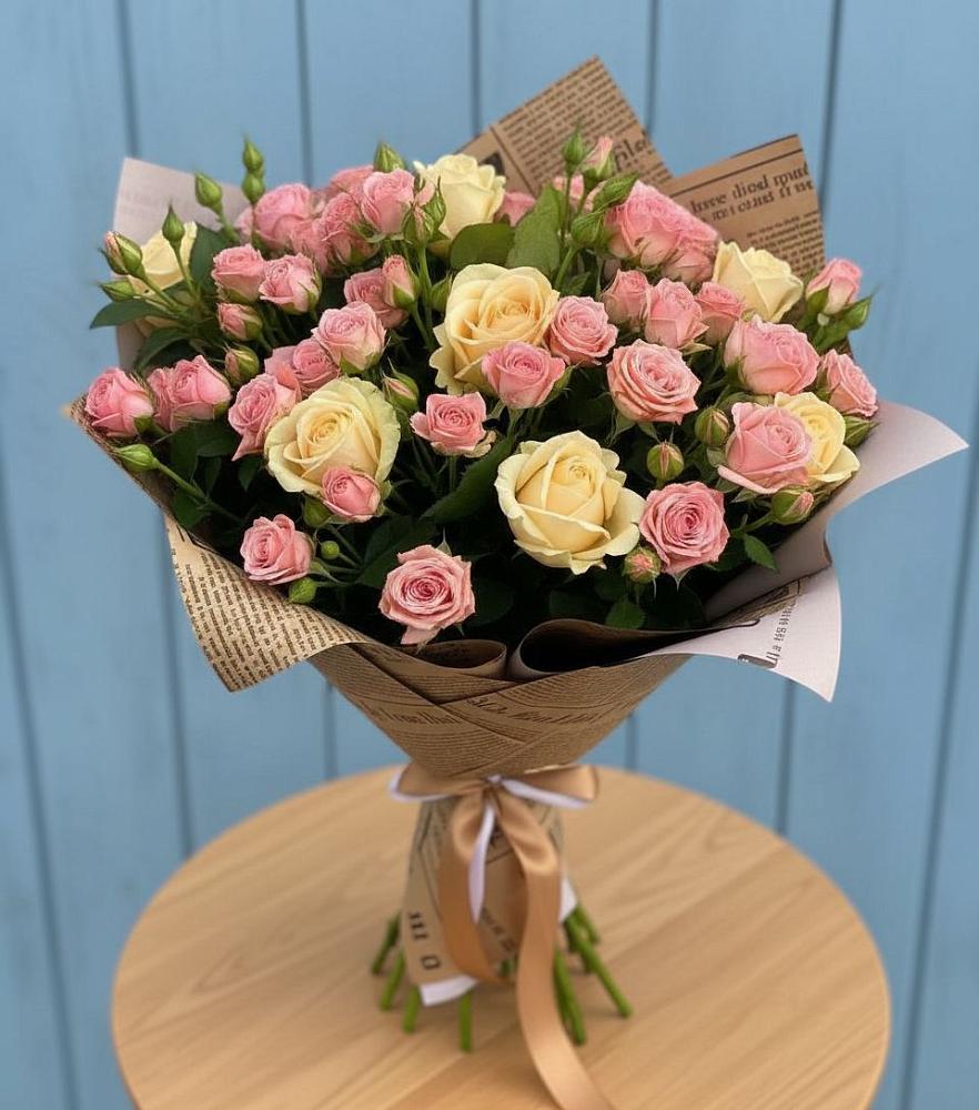 Букет цветов из: Розы в Аржановской