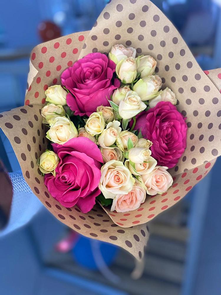 Букет цветов из: Розы в Аржановской