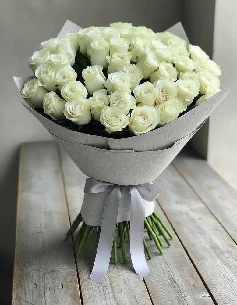 Букет 35 Белых роз в Аржановской