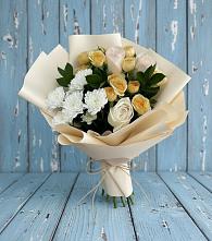 Букет цветов из:  Розы и Хризантемы в Аржановской