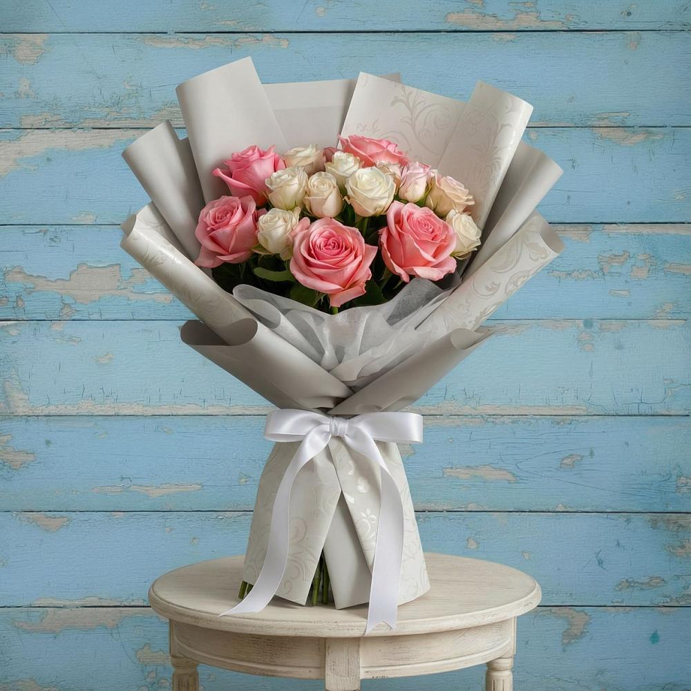 Букет цветов из: Розы в Аржановской