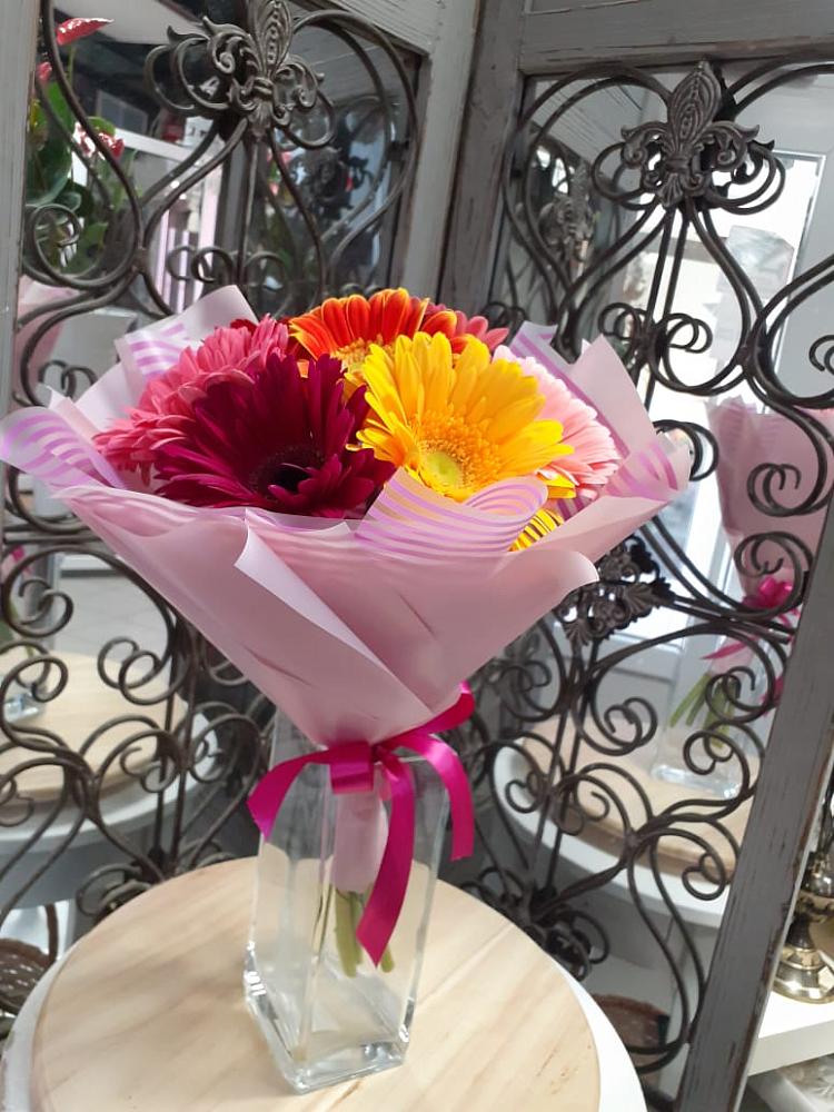 Букет цветов из: Герберы в Аржановской