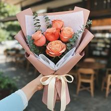 Букет цветов из:  Розы в Аржановской
