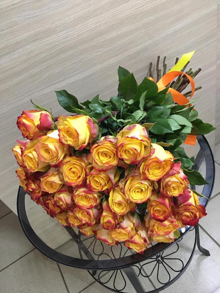 Букет Желтые розы в Аржановской