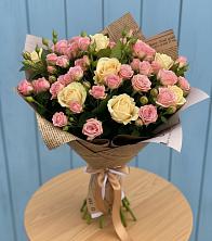 Букет цветов из:  Розы в Аржановской