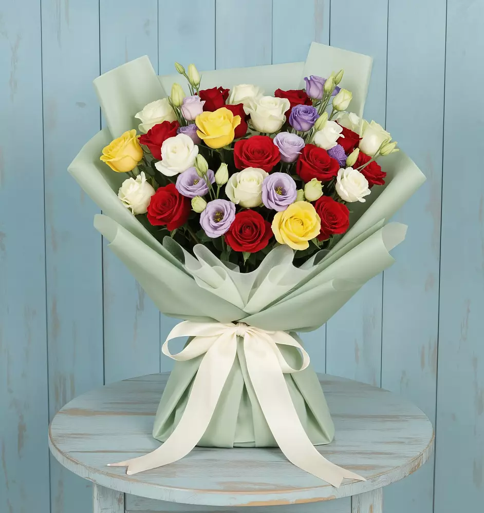 Букет цветов из: Розы в Аржановской