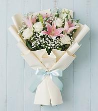 Букет цветов из:  Лилии в Аржановской
