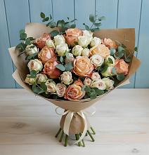Букет цветов из:  Альстромерии и Розы в Аржановской